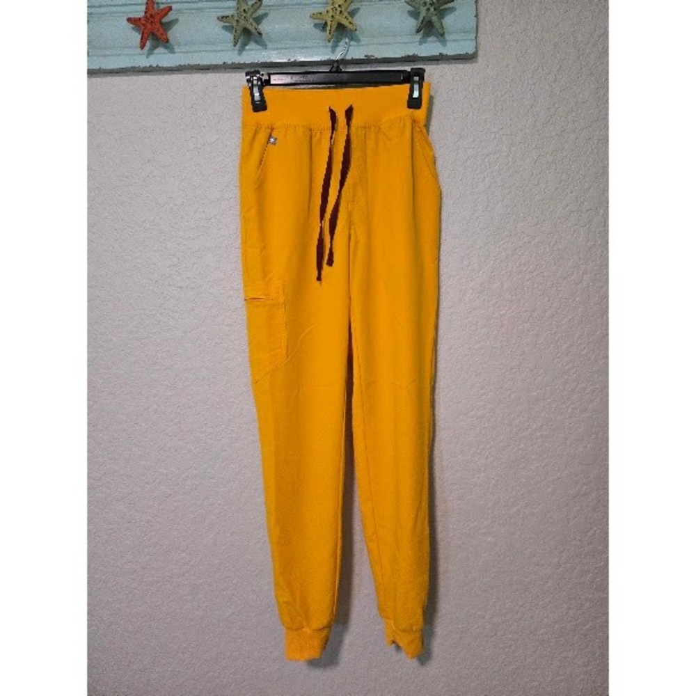 FIGS Golden Yellow Scrub Pants